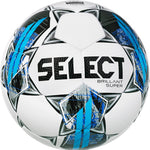 Select Bundle of 10 Brillant Super V22 Soccer Ball White/Grey/Blue Size 5 FIFA