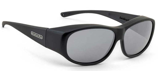 Jonathan Paul Fitovers Sunni Small Satin Black Polarvue Grey Sunglasses