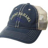 Tommy Bahama Mens Mesh Blue/Khaki Hat Ball Cap