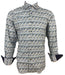 Luchiano Visconti Large Multi-Colored Squares Design Long Sleeve Shirt