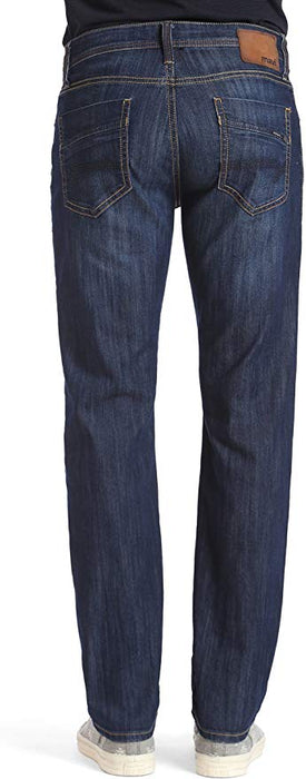 Mavi Men's Zach Size 38/32 Regular Fit Dark Maui Straight Leg Stretch Jeans